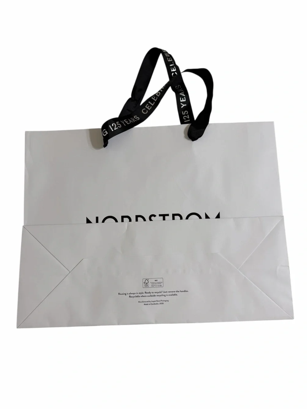 $5 or FREE NORDSTROM BRAND SHOPPING BAG NORDSTROM